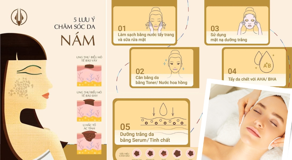 I Am Beauty -5 Bước cần thiết khi chăm sóc da nám