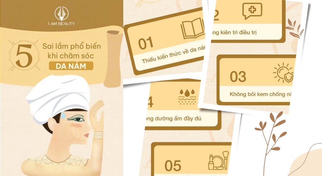 I Am Beauty - 5 sai lầm cơ bản trong quá trình chăm sóc da nám